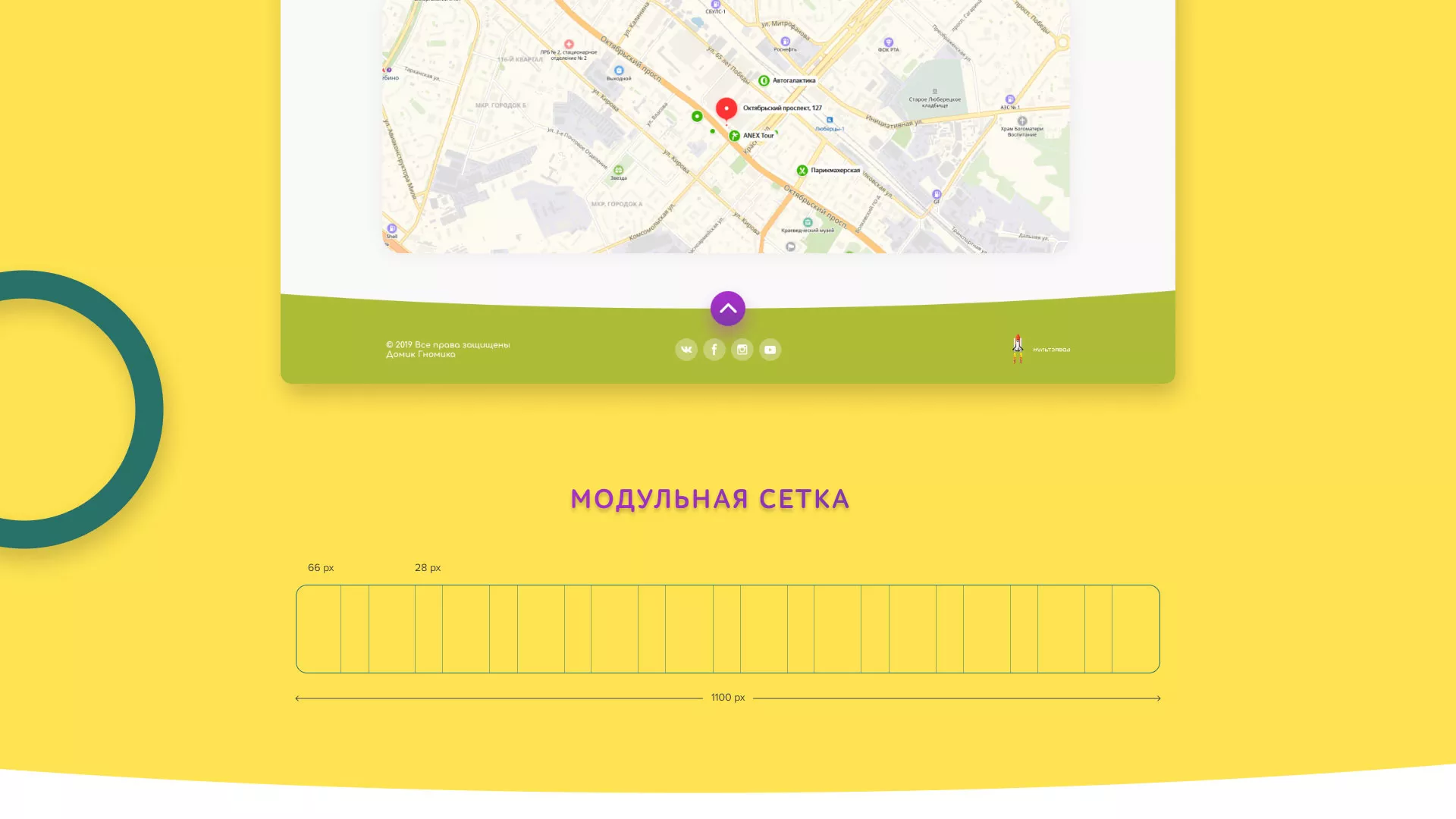 Разработка сайта детского активити-клуба «Домик гномика» в Уфе